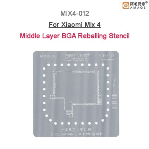 Amaoe MIX4-12 Middle Layer BGA Reballing Stencil-Original For Xiaomi Mix 4