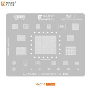Amaoe MAC10 CPU Reballing Stencil-Original For Apple Mackbook M2 / M2 Pro
