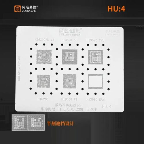 Amaoe HU4 BGA Stencil-Original