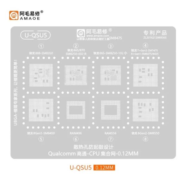 AMAOE U-QSU5 STENCIL-Original