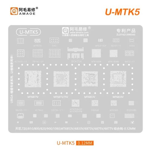 Amaoe U-MTK5 Stencil-Original