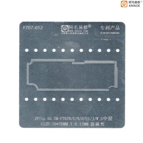 3f2bd3e0-d4da-478b-8dc8-5e274d67bdd6.jpg Amaoe Z Flip 5G F707-012 Middle Layer BGA Reballing Stencil-Original For Samsung Galaxy