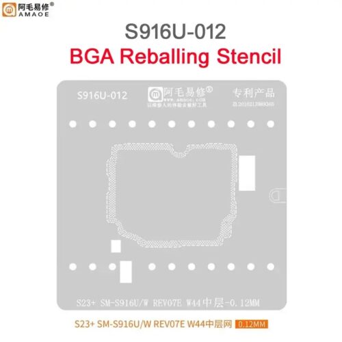 Amaoe S916U-012 Middle Layer BGA Reballing Stencil-Original For Samsung S23+ Plus