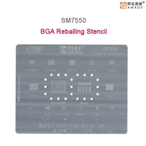 Amaoe SM7550 BGA Reballing Stencil-Original 7Gen3