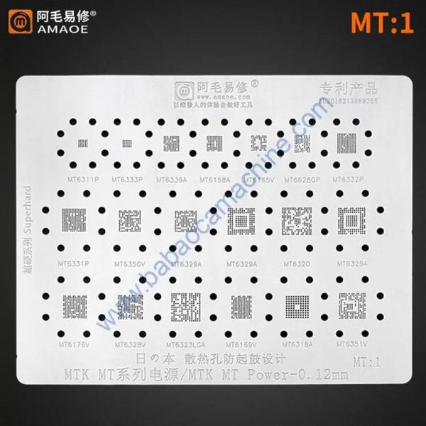 AMAOE Stencil-Original Power IC MT1