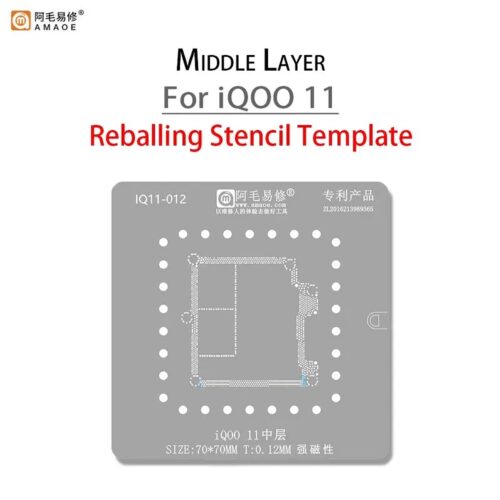 Amaoe iQ11-012 BGA Reballing Stencil-Original For iQoo 11