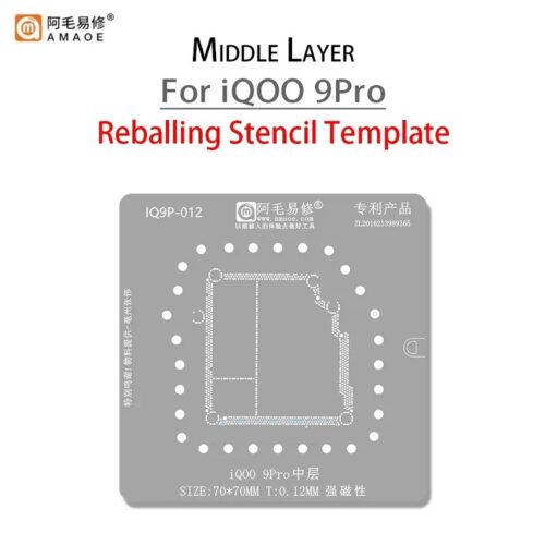 Amaoe iQ9P-012 BGA Reballing Stencil-Original For iQoo 9Pro