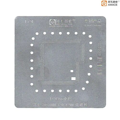 8fb3be90-2565-4c5d-980c-b111295e17ae.jpg Amaoe 1+9P Middle Layer BGA Reballing Stencil-Original For OnePlus 9 Pro