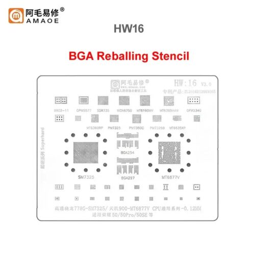 Amaoe HW16 BGA Reballing Stencil-Original