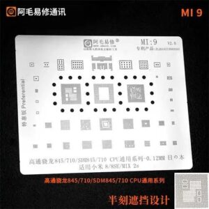 AMAOE SDM845 CPU BGA STENCIL FOR MI:9
