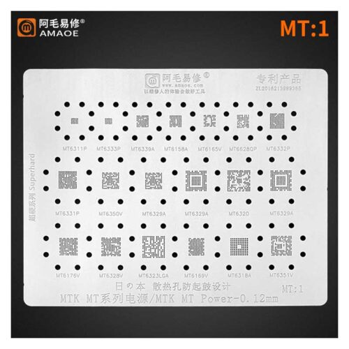 AMAOE Stencil-Original Power IC MT1