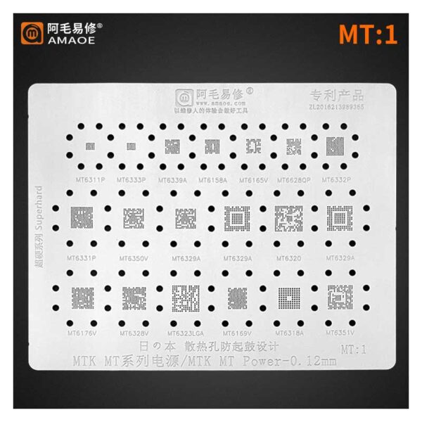 AMAOE Stencil-Original Power IC MT1