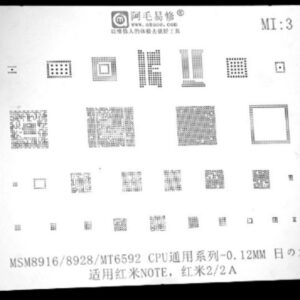 AMAOE XIAOMI MI 3 Stencil