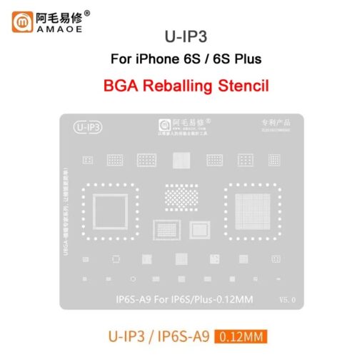 U-IP3.jpg Amaoe U-IP3 IC Reballing Stencil-Original For iPhone 6S / 6S Plus