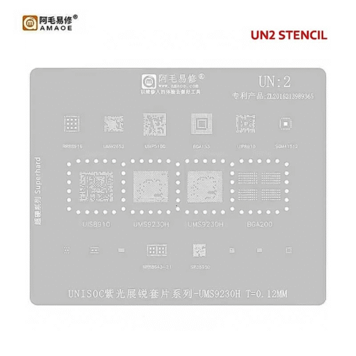 Amaoe UN2 BGA Reballing Stencil-Original