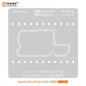 Amaoe N970-012 Middle Layer BGA Reballing Stencil-Original For Samsung Note 10