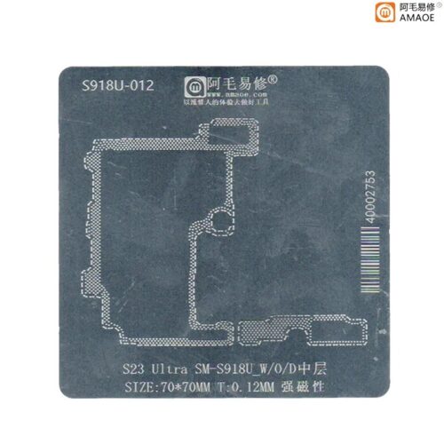 Amaoe S918U-012 Middle Layer BGA Reballing Stencil-Original For Samsung S23 Ultra