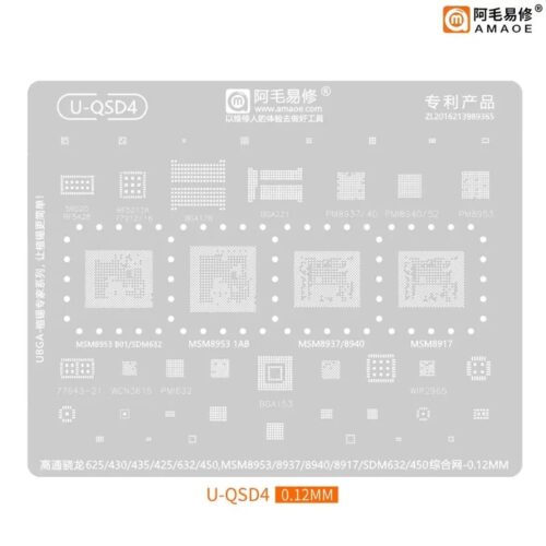 Amaoe U-QSD4 Stencil-Original