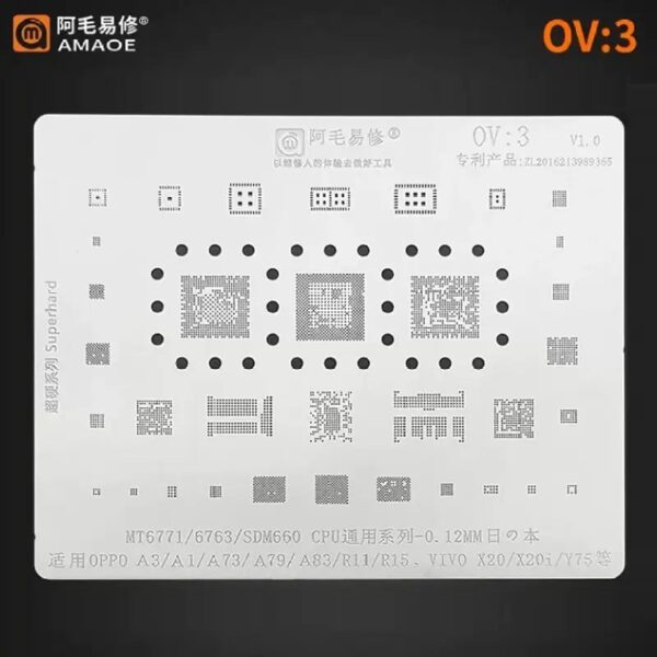 Amaoe OV3 BGA Stencil-Original