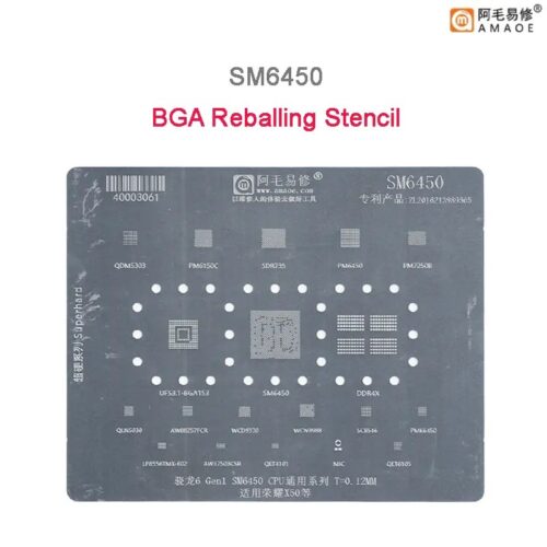 Amaoe SM6450 BGA Reballing Stencil-Original