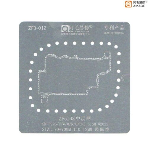 c8ede24d-0d11-4250-92a4-7861e794e117.jpg Amaoe ZF3-012 Middle Layer BGA Reballing Stencil-Original For Samsung Z Fold 3