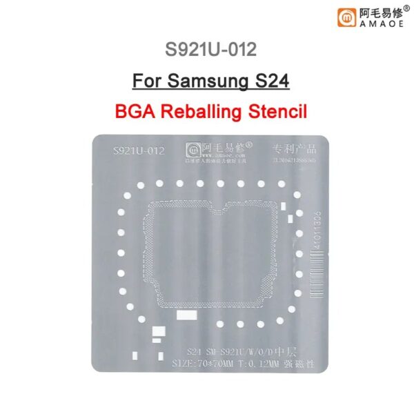 Amaoe S921U-012 Middle Layer BGA Reballing Stencil-Original For Samsung S24