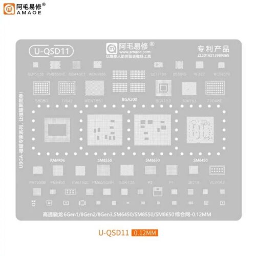 AMAOE U-QSD11 STENCIL