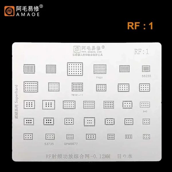 Amaoe RF1 BGA Reballing Stencil-Original