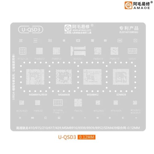 Amaoe U-QSD3 Stencil-Original