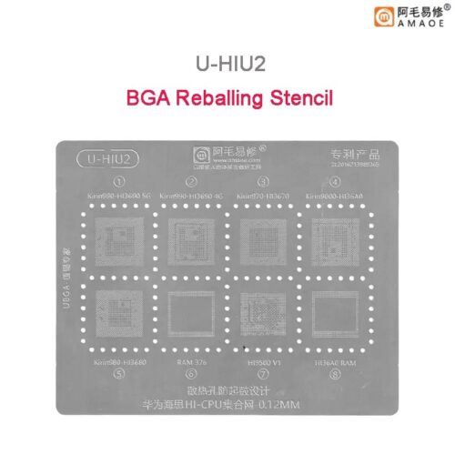 f11df155-dbb3-4142-a271-89b95fb31571.jpg Amaoe U-HIU2 BGA Reballing Stencil-Original