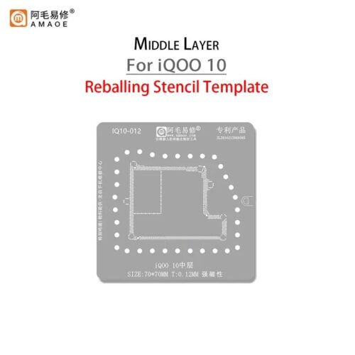 Amaoe iQ10-012 BGA Reballing Stencil-Original For iQoo 10