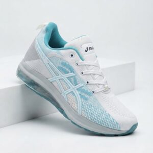 SWD0003 Lightweight Breathable Running Shoes – White Light Blue Made in Thailand
